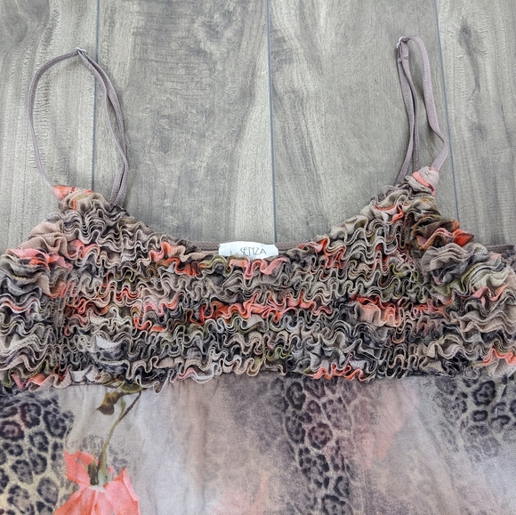 La Senza Ruffled Slip Dress Size Extra Large - Picture 4 of 9